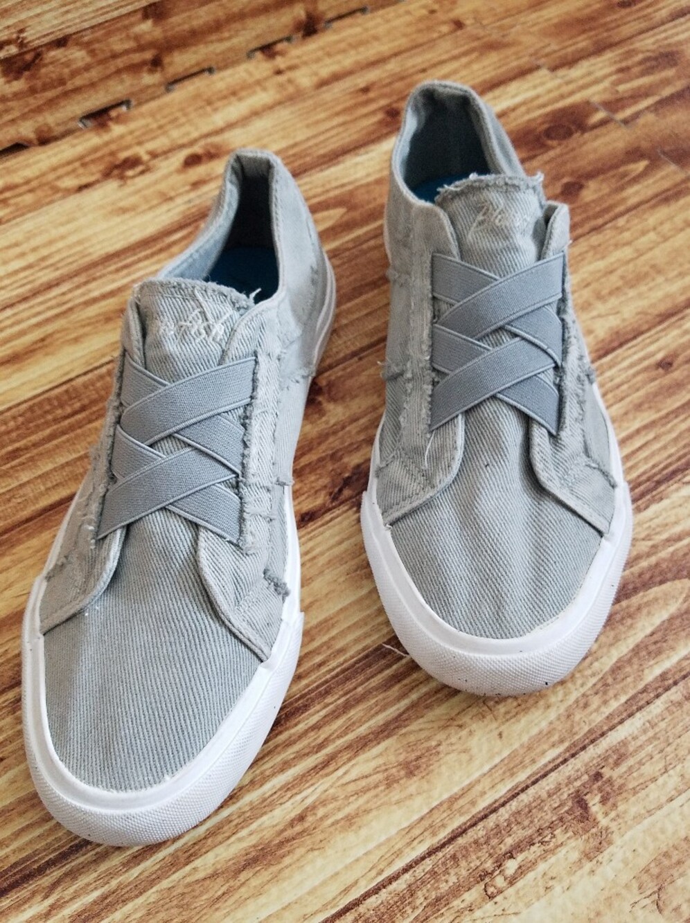 Blowfish Malibu Marley Slip On Canvas Sneakers Gray Green 9.5 - Picture 12 of 12